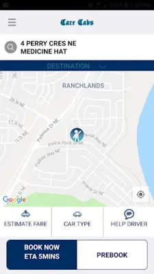 Care Cabs android App screenshot 2